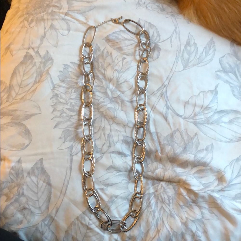 💍Long silver necklace